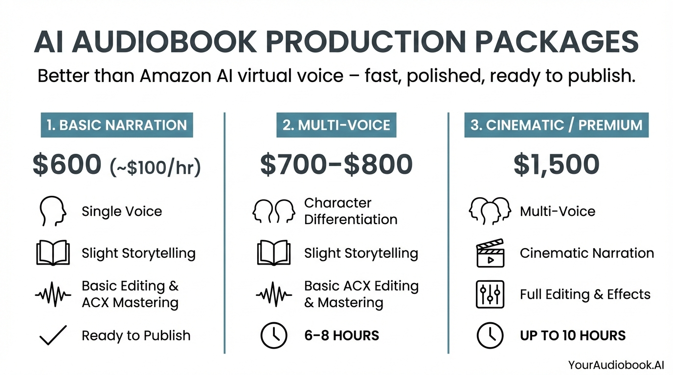 Audiobook Pricing Package
